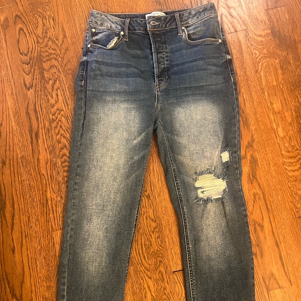 And Now This Distressed Jeans